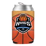 DC1000BEZ4CP-BSKT Basketball Can Cooler With Full Color Custom Imprint